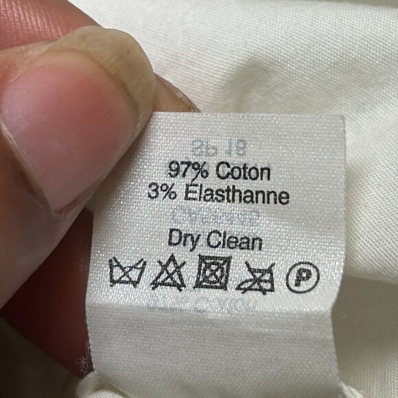 J.Crew Factory End-On-End Ruffle Front Shell in White - Size 0 - Picture 4 of 10